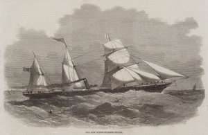 O novo navio de parafuso Sicilia